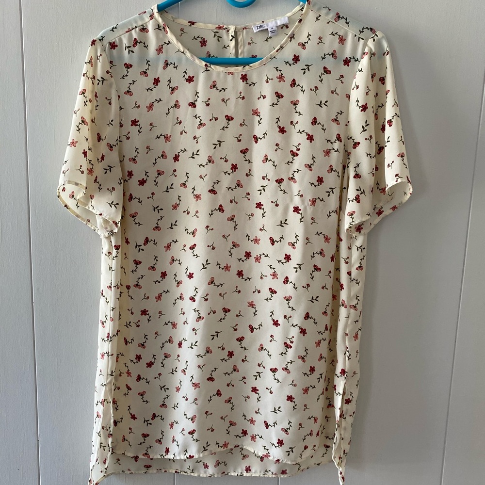 Floral oversized blouse